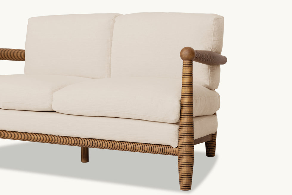 Gio Sofa – Hand-Sanded American Wood – Sixpenny