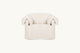 Slide #2 Loula Swivel Chair in Corn Silk, a light beige Washed Cotton Linen