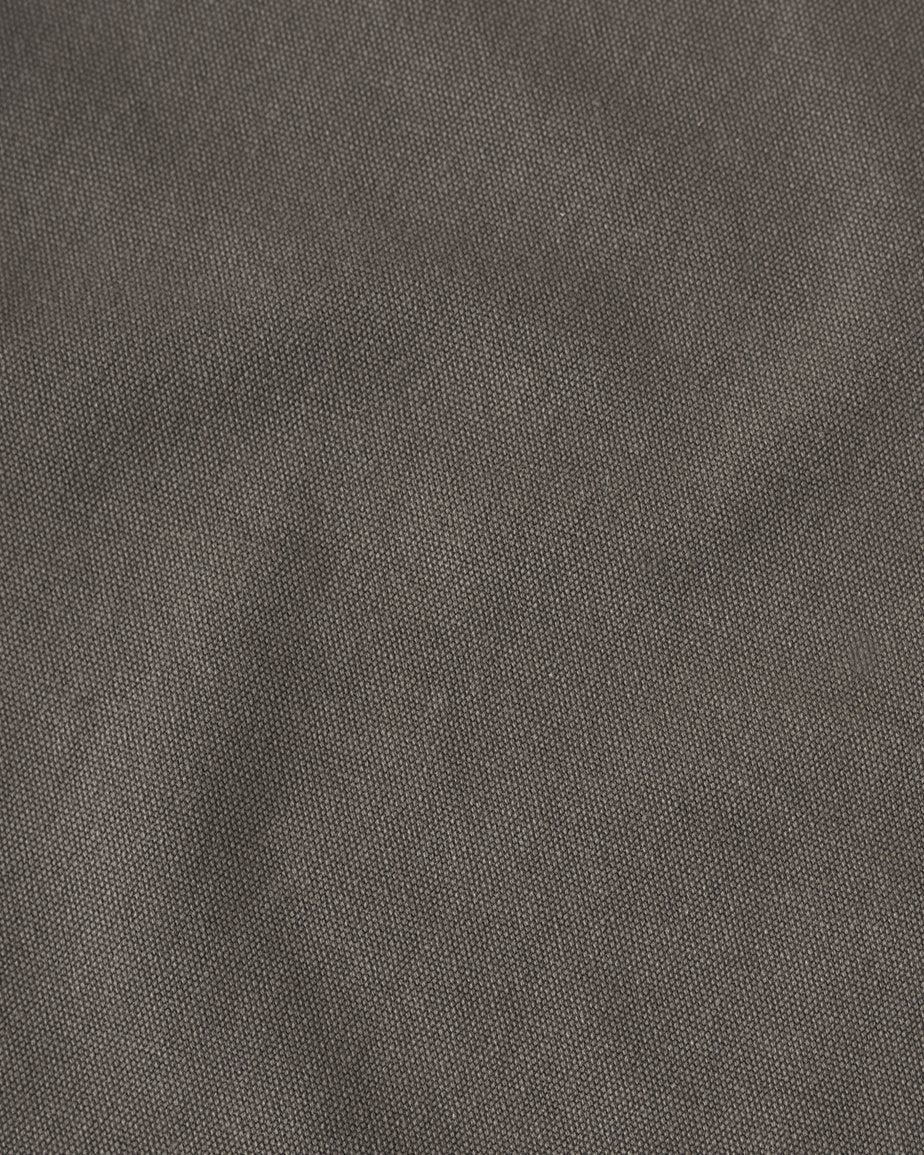 Swatch of Moon Dust, a dark charcoal grey Cotton Canvas