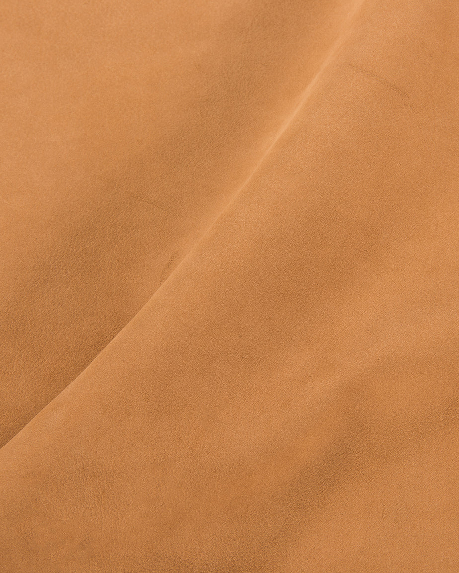 Swatch of Sunset Canyon, a cognac brown Meridian Leather