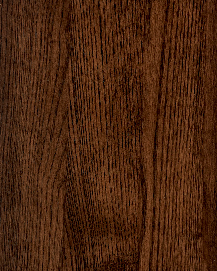 Swatch of Dusky Ash, a deep, rich, molasses-colored 100% American ash