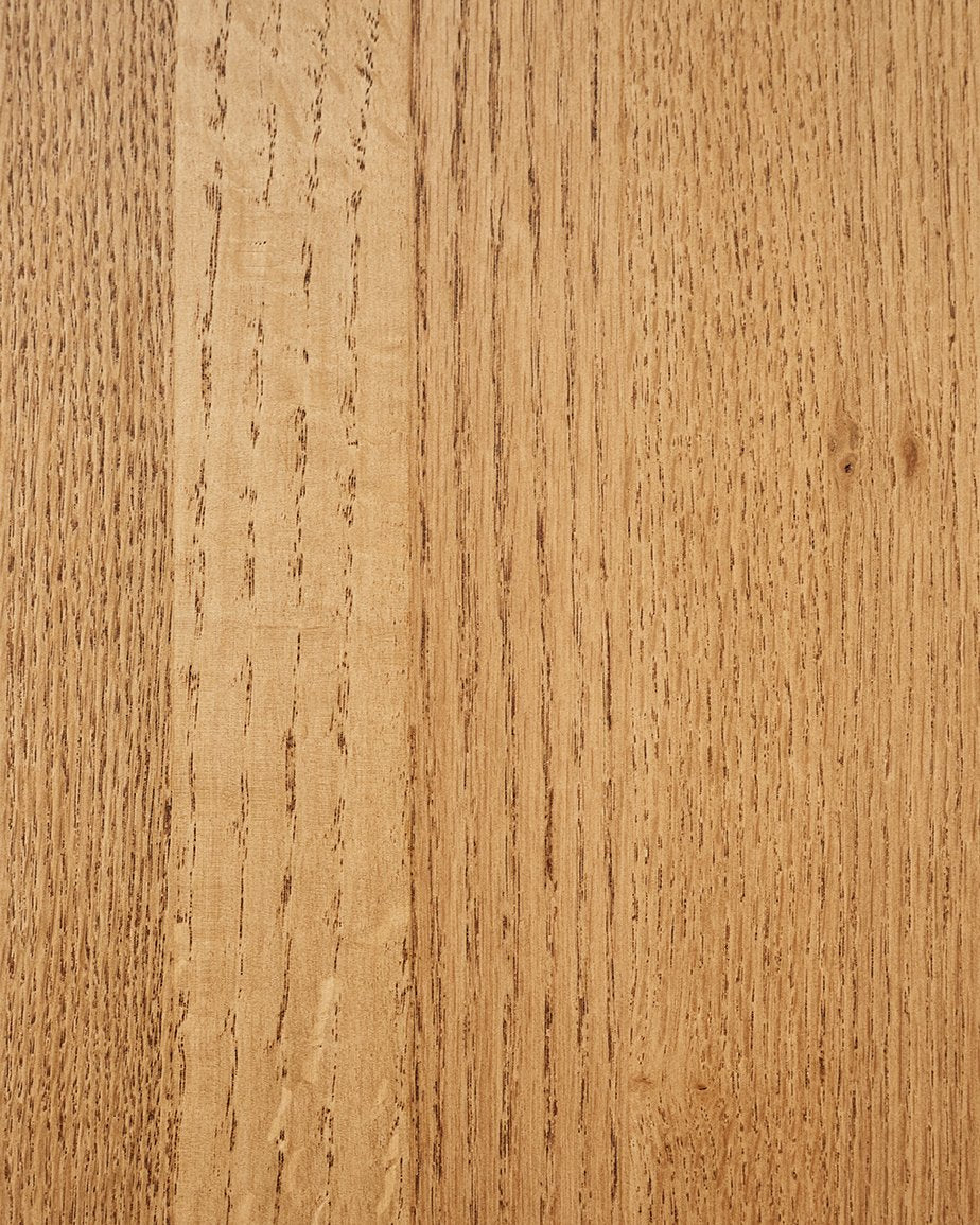 Swatch of Tinted Oak, a golden, wheat-colored 100% American red oak